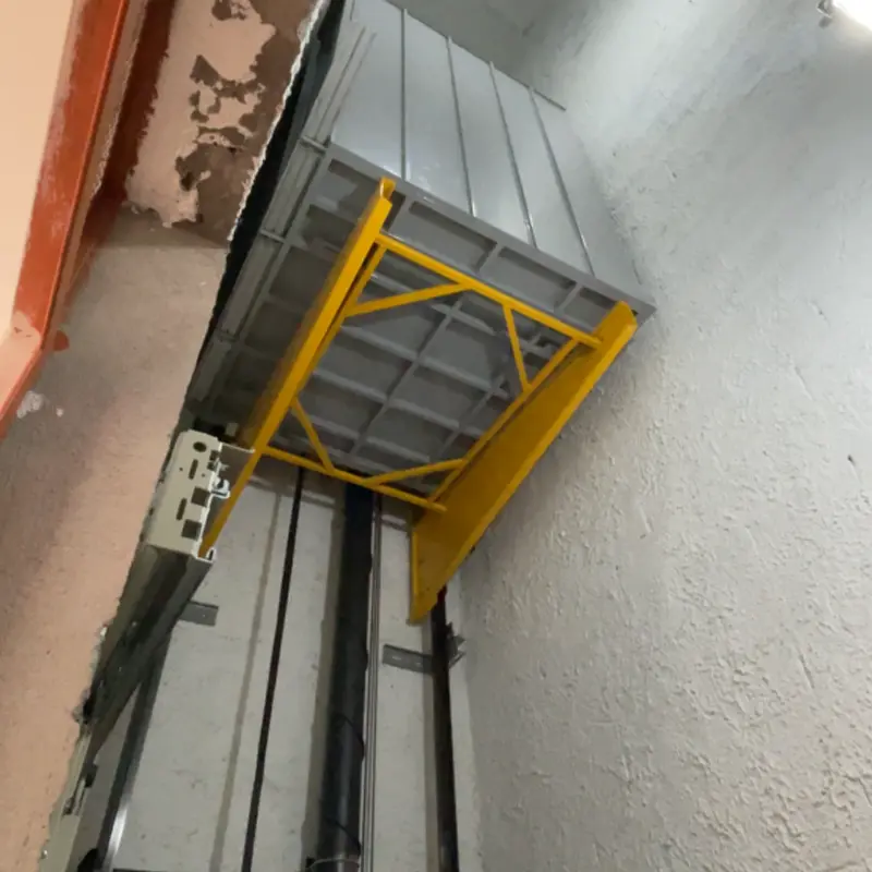 Elevador de Carga Com Porta Pivotante